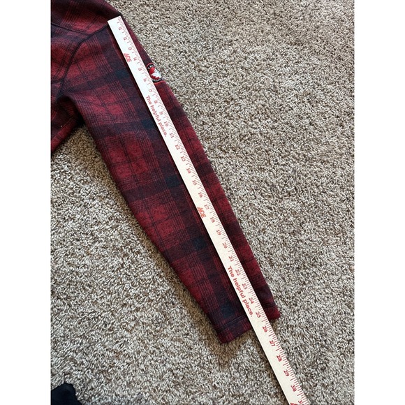 Canada Weather Gear 1/4 Zip Red Plaid Pullover Size Large Men's - Picture 8 of 9